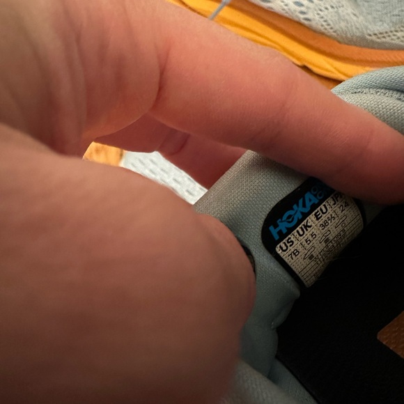 Hoka Women's Clifton 8 Sneaker - Summer Song/Ice Flow - Picture 4 of 6